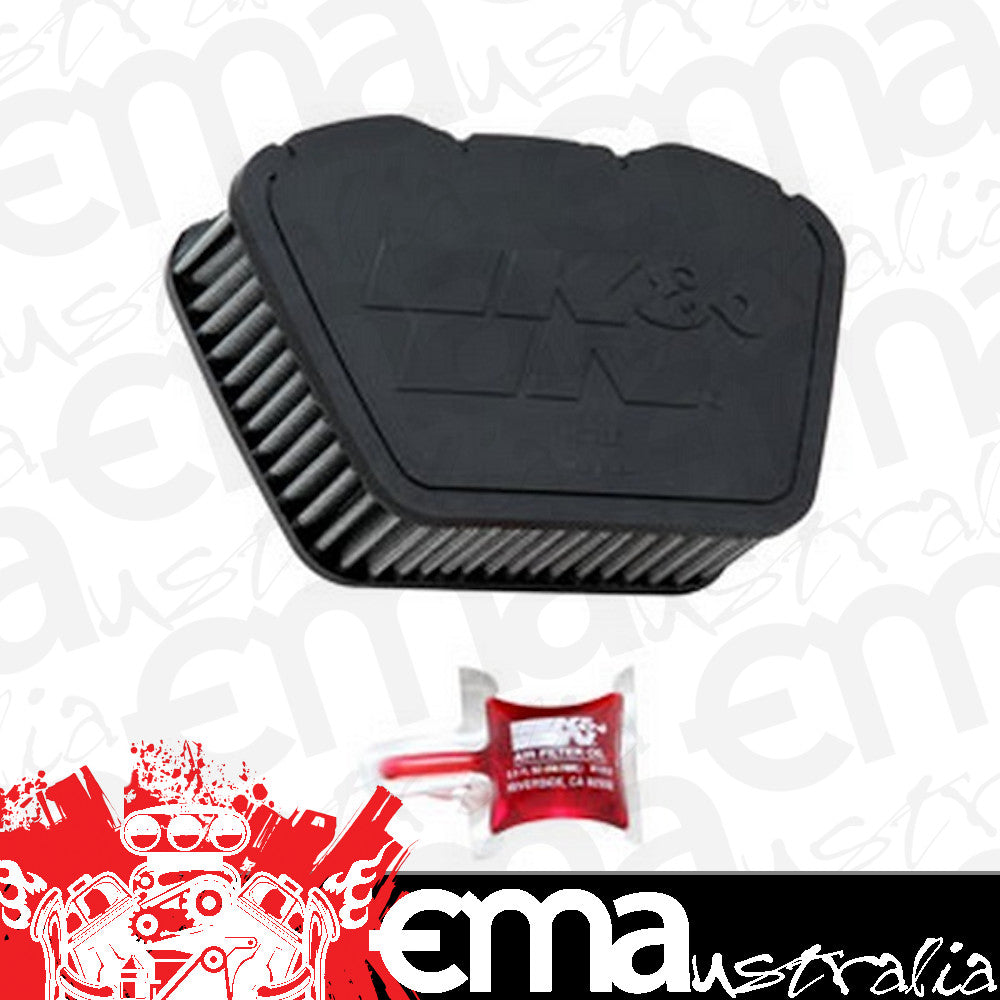 K&N Filters KNYA-1307 Replacement Motorcycle Air Filter Suit 2007-2013 Yamaha Xvs950 Xvs1300 Xvs1300A