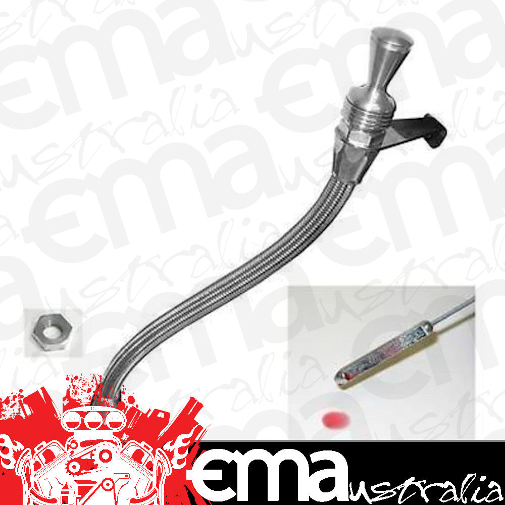 Lokar LK-1210134 Powerglide Anchor-Tight Locking Transmission Dipstick Polished