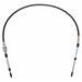 Lokar LK-68180 Floor Shift Replacement Cables Shifter Cables Replacement Cable 48.00 In" Black Threaded