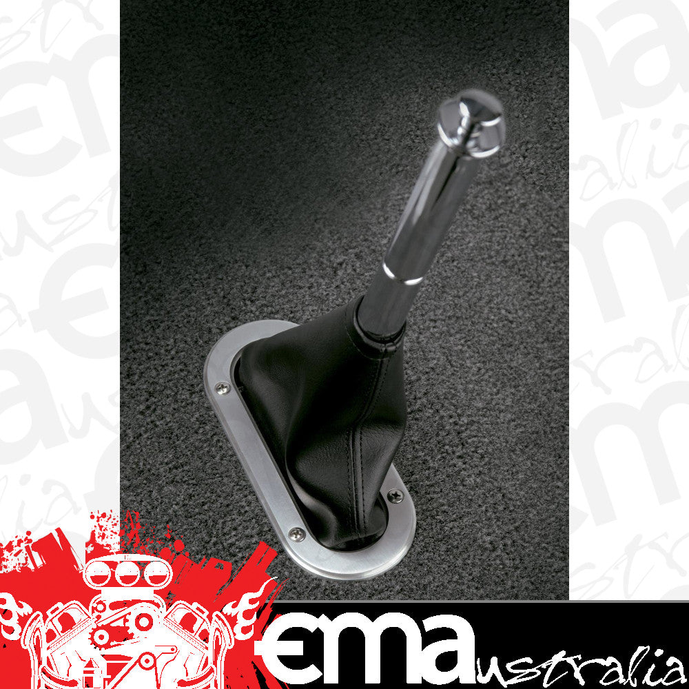 Lokar LK-70-BHBF Billet Alloy Hand Brake Handle Boot Ring W/ Floor Mount Boot