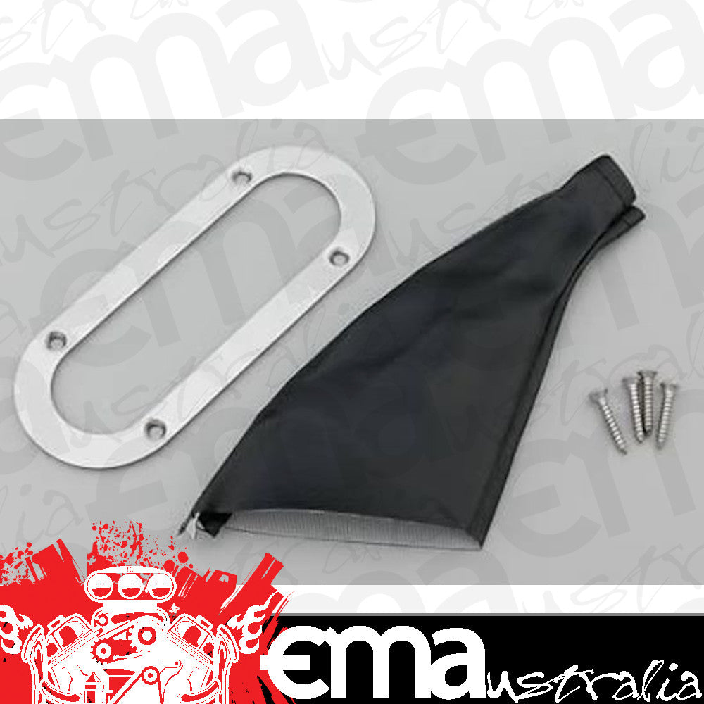Lokar LK-70EHBF Parking Brake Handle Boot Black Floor Mount