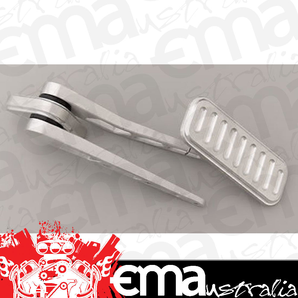 Lokar LK-BAG-6001 Accelerator Pedal Brushed Billet Aluminium Firewall Mount