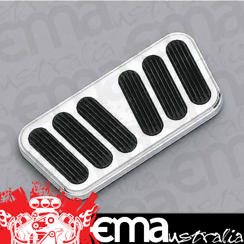 Lokar LK-BAG-6078 Auto Brake Pedal Pad Billet Alloy W/Rubber Suit '55-'57 Chev