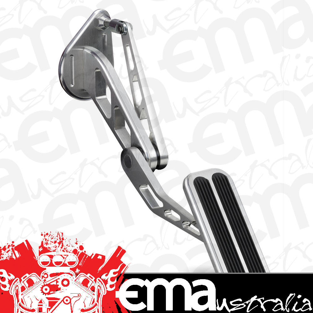 Lokar LK-BAG-6115 Firewall Mount Brushed Billet Alloy Mustang Accelerator Pedal