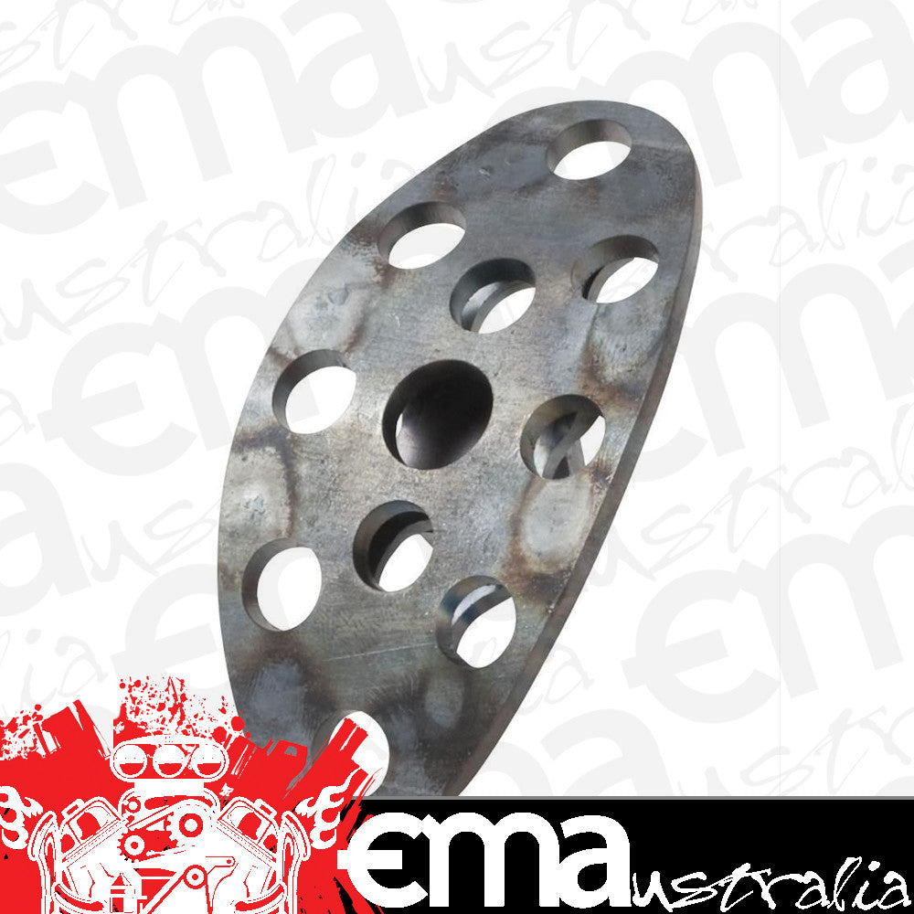 Lokar LK-BAG-6155 Lakester Steel Brake/Clutch Pedal Pad Raw Drilled