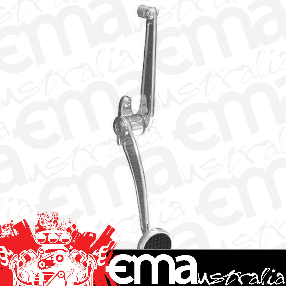 Lokar LK-BAG-6188 Goolsby Edition Throttle Pedal Assembly Chrome Arm Round Pad
