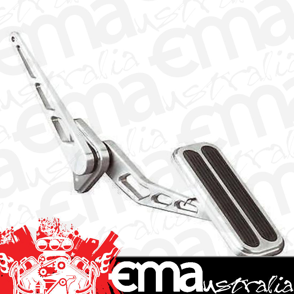 Lokar LK-BFG-6012 Firewall Mount Billet Accelerator Pedal Brushed Alluminium