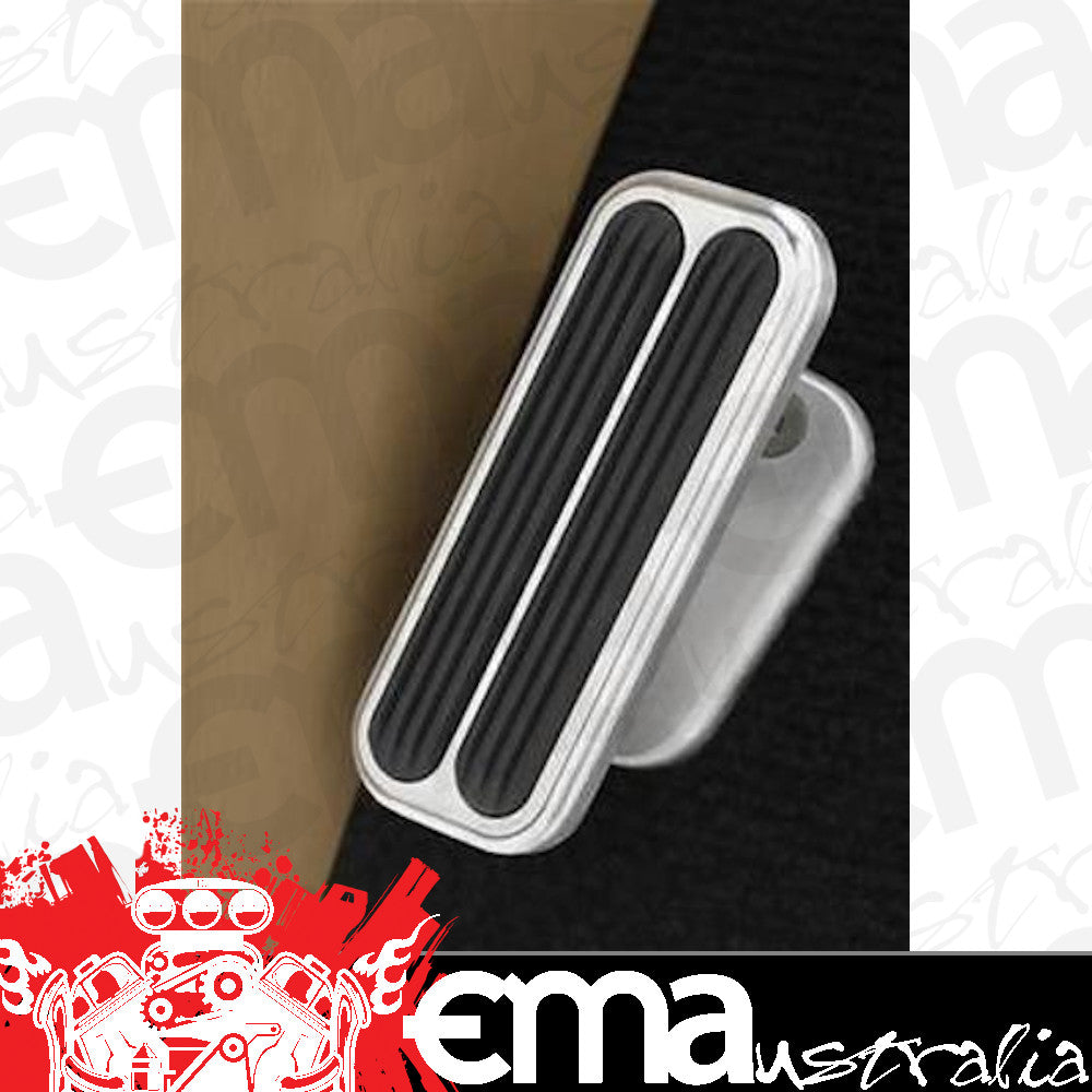 Lokar LK-BFR-611692941 Billet Brushed Aluminium Foot Rest Rectangular 1.5"X4" Lk-Bfr-6116