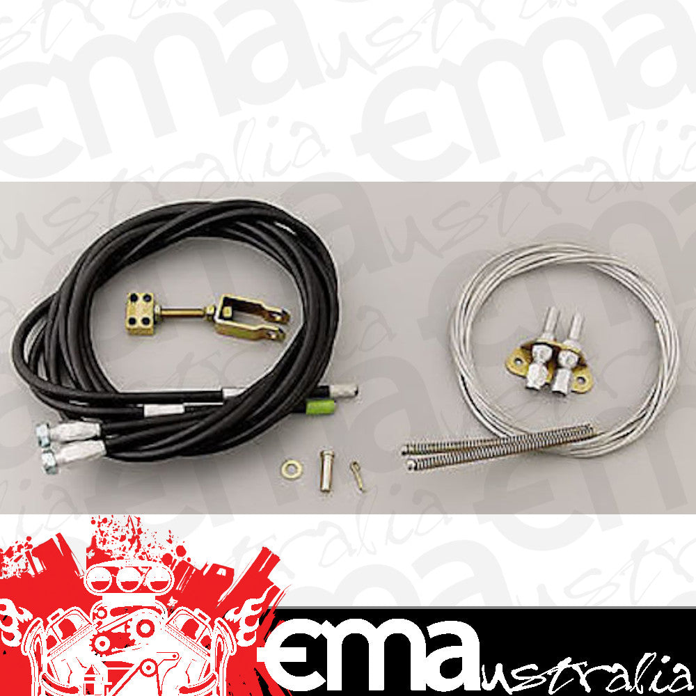 Lokar LK-EC-80FU Universal Floor Mount Hand Brake Cable 96" Long