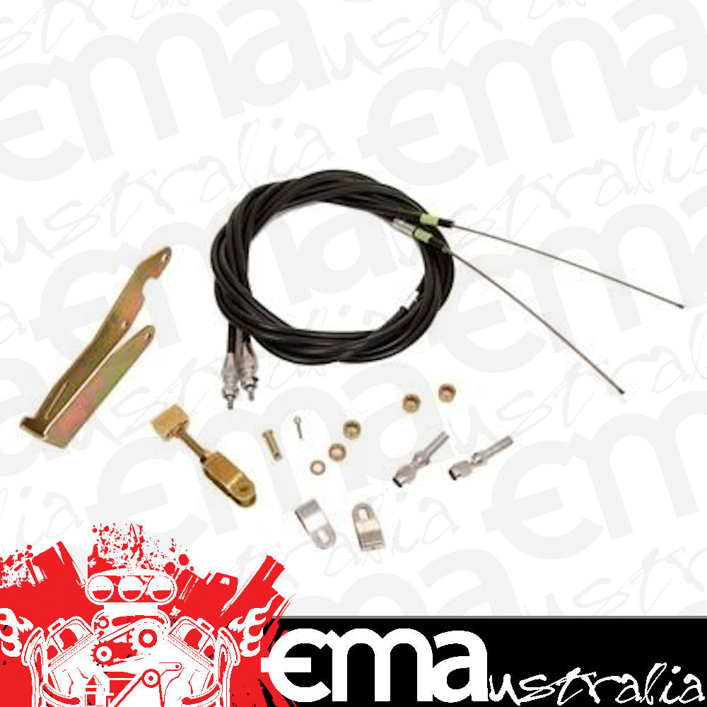 Lokar LK-EC-81TU Ford Wilwood Transmission Mount Emergency Brake Cable