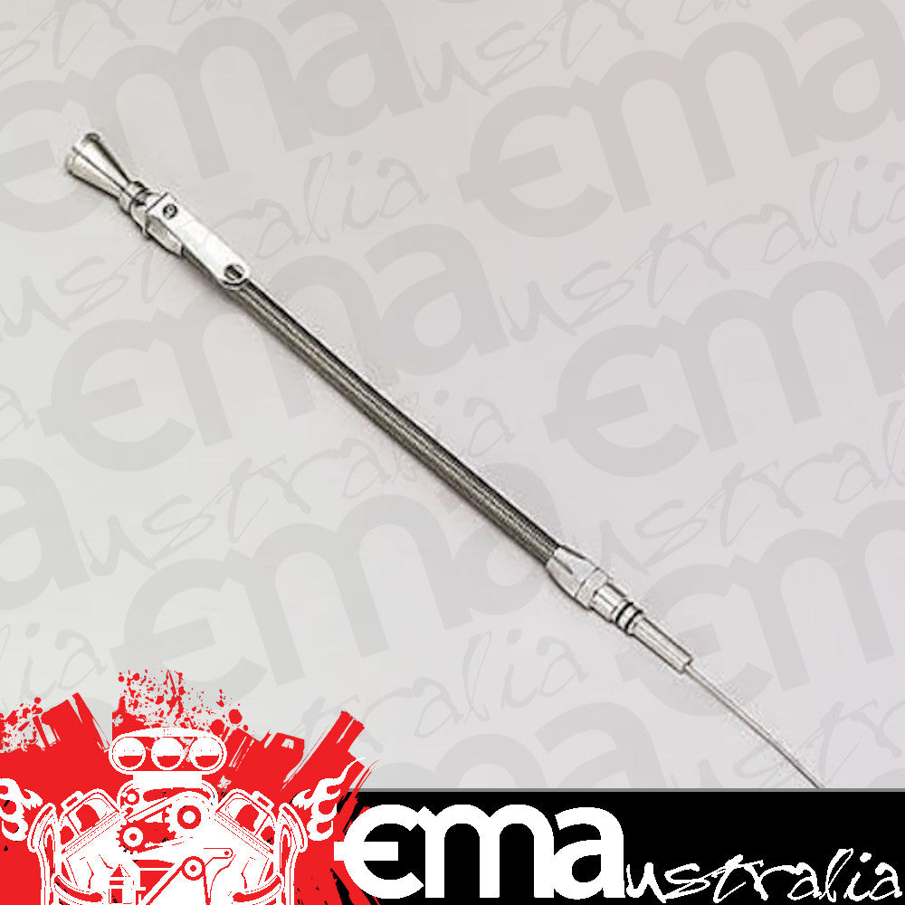 Lokar | LK-ED-5006 | Flexible Braided Engine Dipstick Chev Big Block 502 Cid