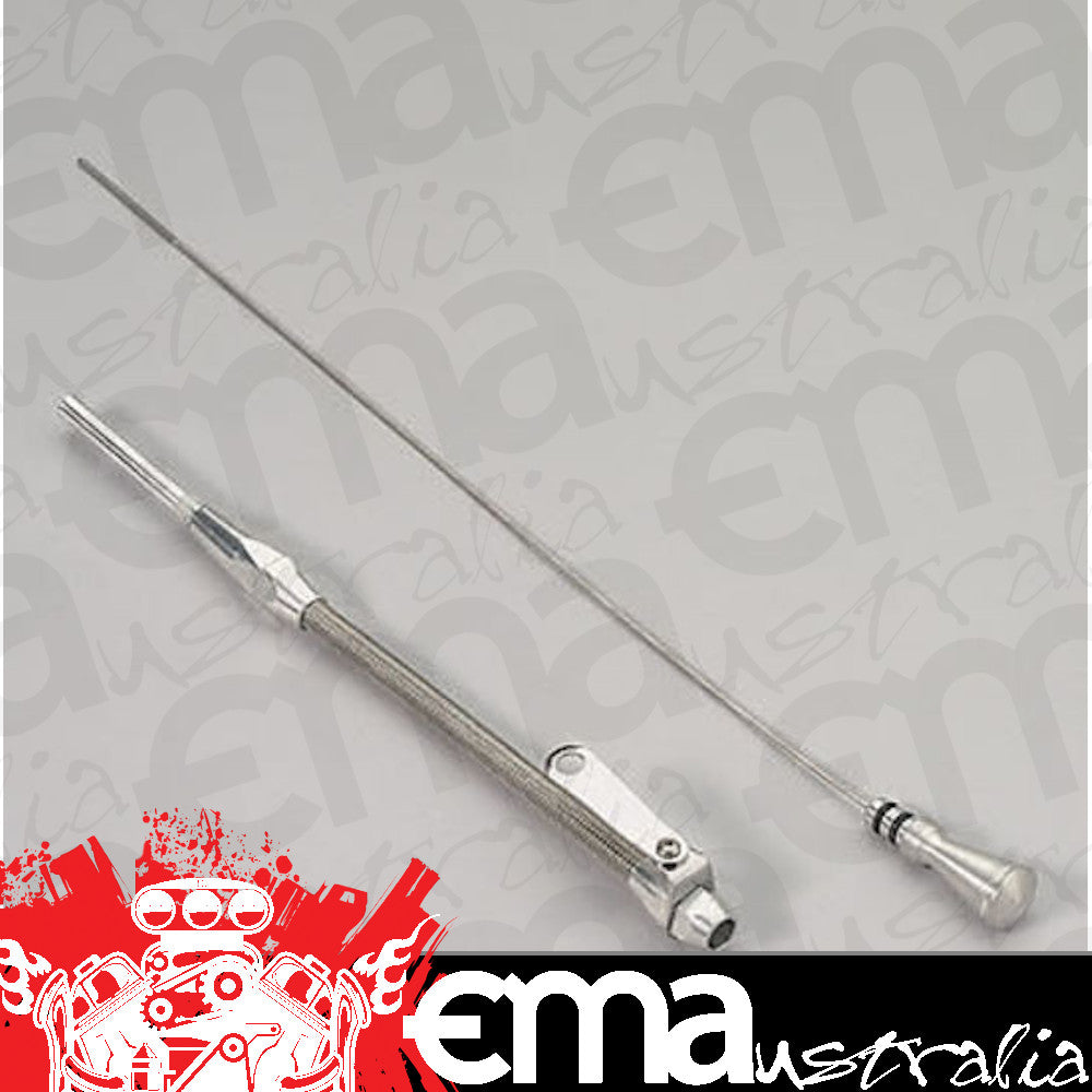 Lokar LK-ED-5009 Braided Engine Dipstick Chev Sb 350 Cid Vortec/Ramjet