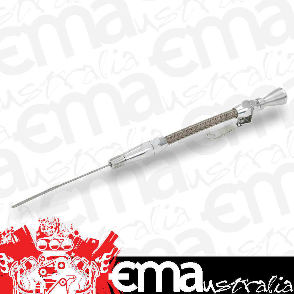 Lokar LK-ED-5016 Ford Flathead V8 Braided Stainless Steel Flexible Engine Dipstick