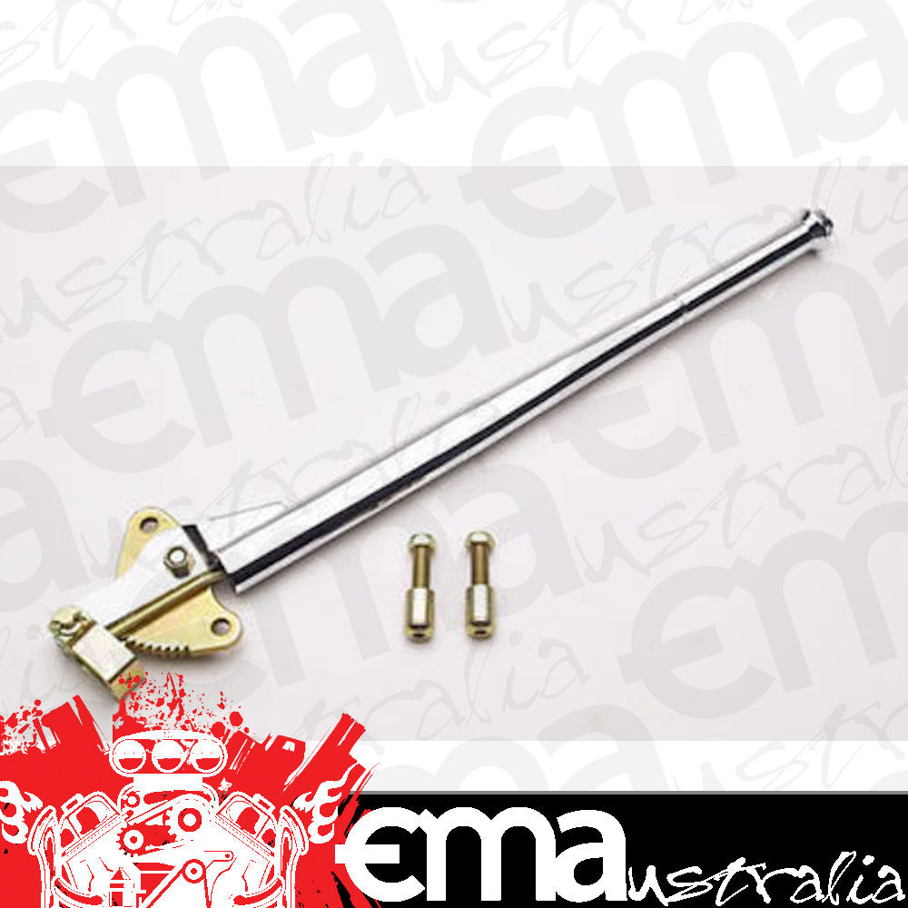 Lokar LK-EHB-7016 16" Transmission Mount Hand Brake Assembly Chromed