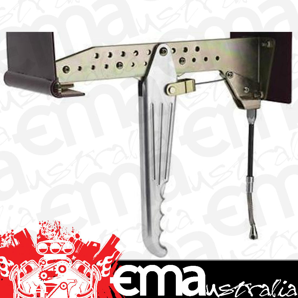 Lokar LK-EHB-9200 Under-The-Dash Hand Brake Brushed Billet Aluminium