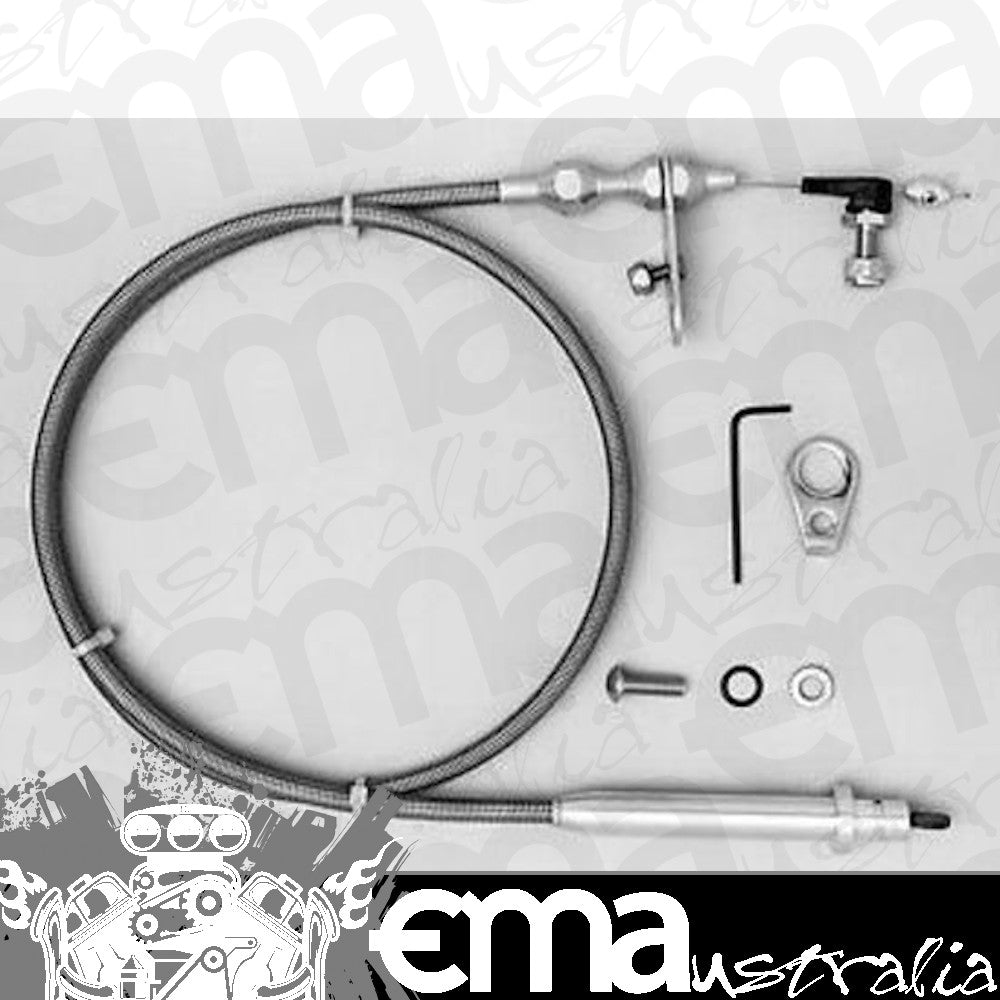 Lokar LK-KD-20C4HT Hi-Tech S/Steel Kickdown Cable Kit For Ford C4 Transmissions