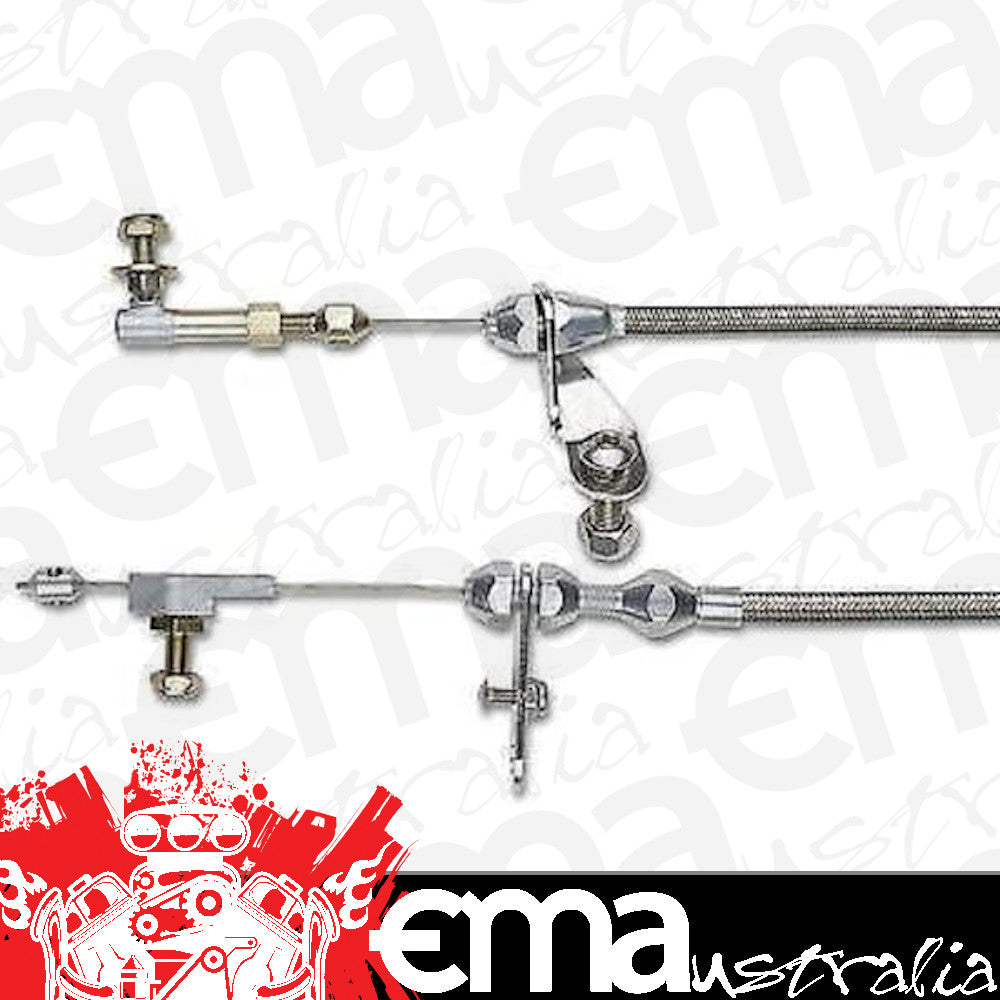 Lokar LK-KD-20PGHT Braided S/Steel Kickdown Cable Kit For Gm Powerglide Trans