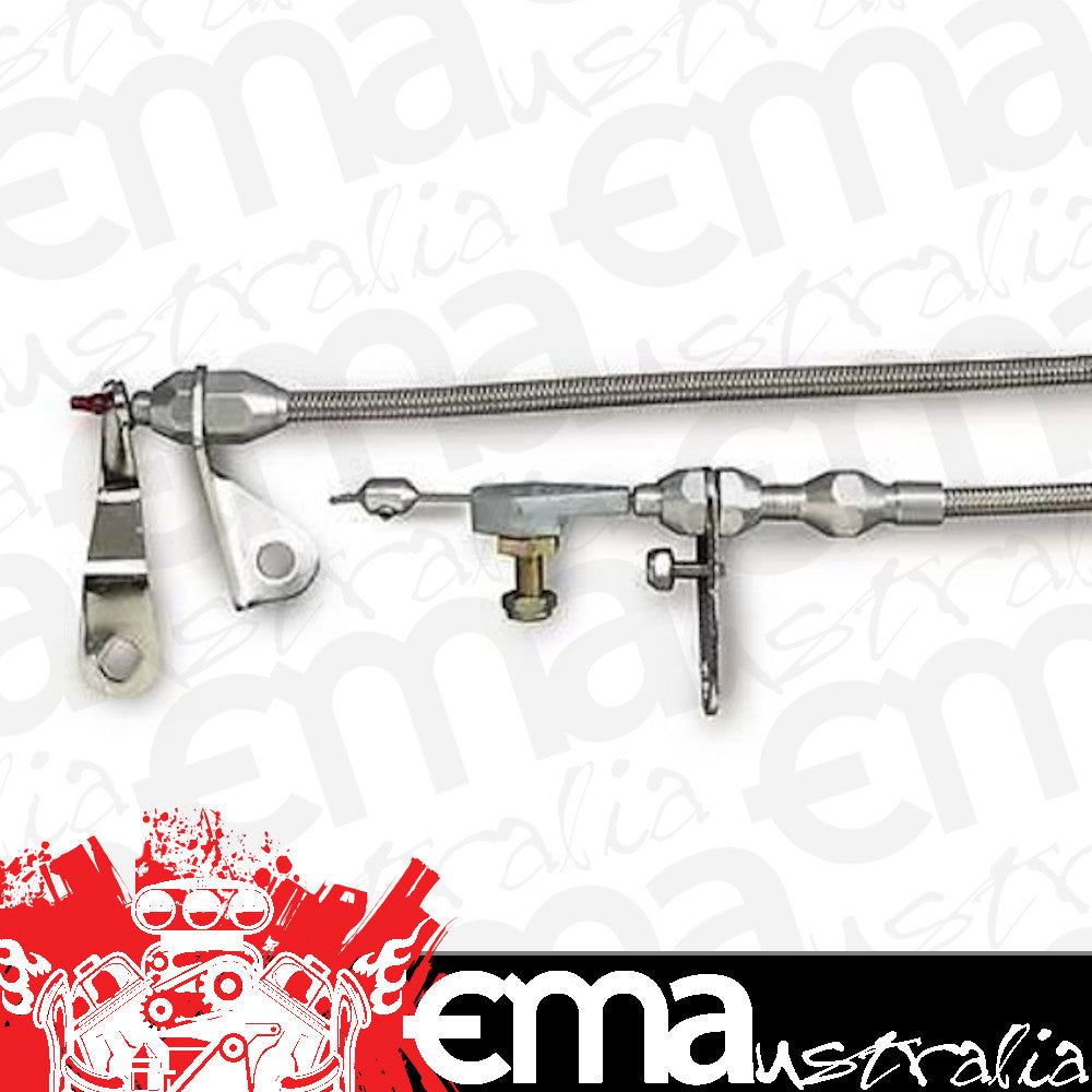 Lokar LK-KDP-20C4HT Polished Hi-Tech Kick Down Kit Suit Ford C-4 Transmissions