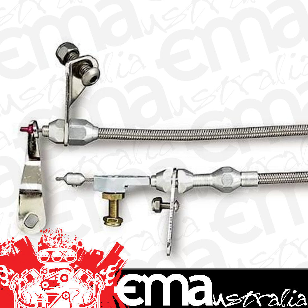 Lokar LK-KDP-20C6HT Ford C-6 Transmissions Polished Hi-Tech Kick Down Kit