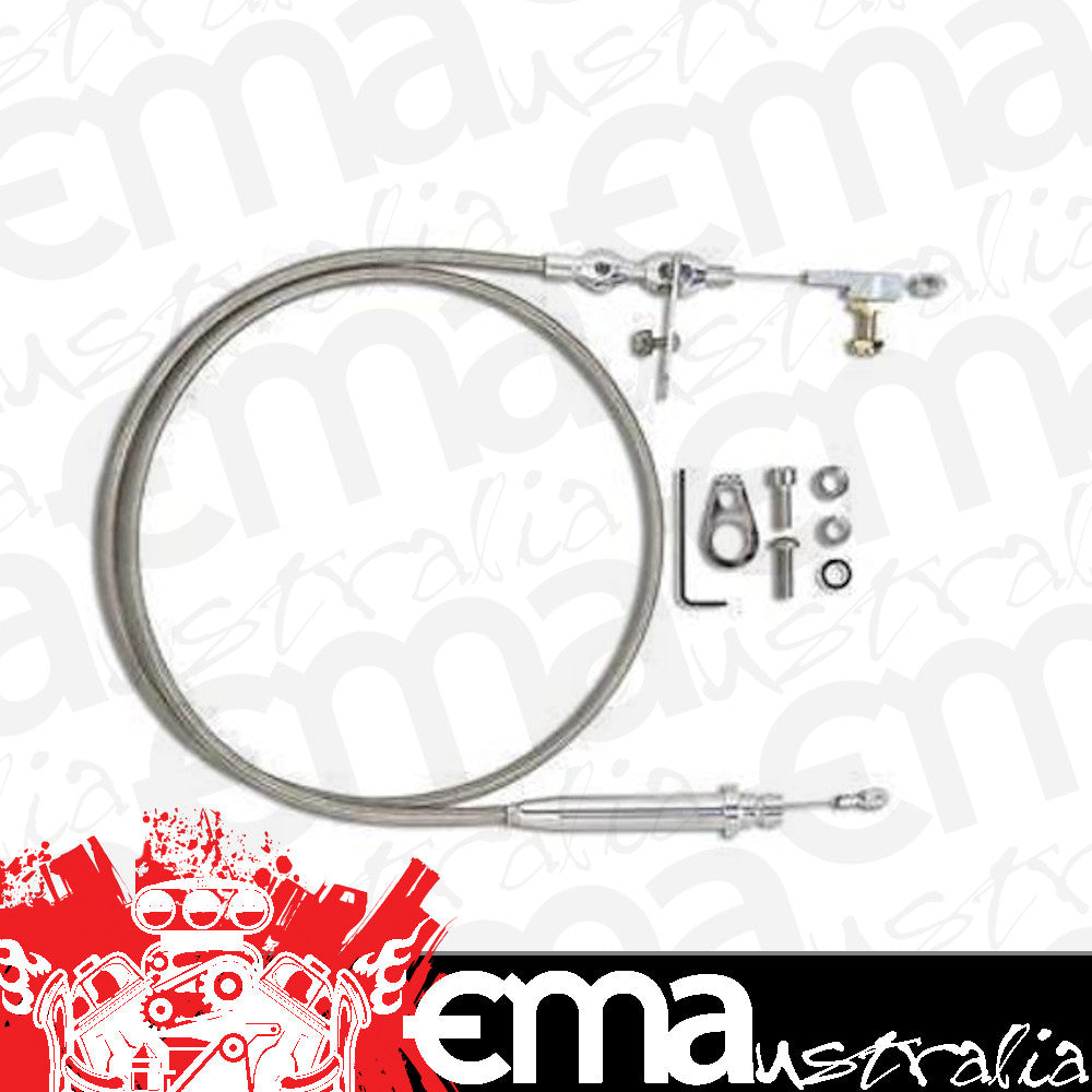 Lokar LK-KDP-2350HT Polished Kickdown Cable Chev Gm Turbo 350 Transmission