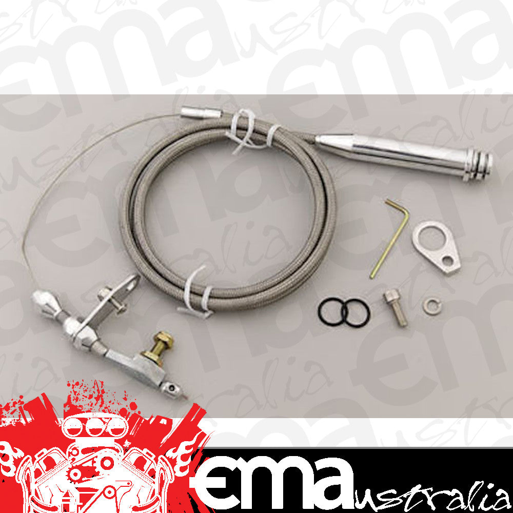 Lokar LK-KDP-2700HT Polished Kickdown Cable Gm Th700-R4 Transmission