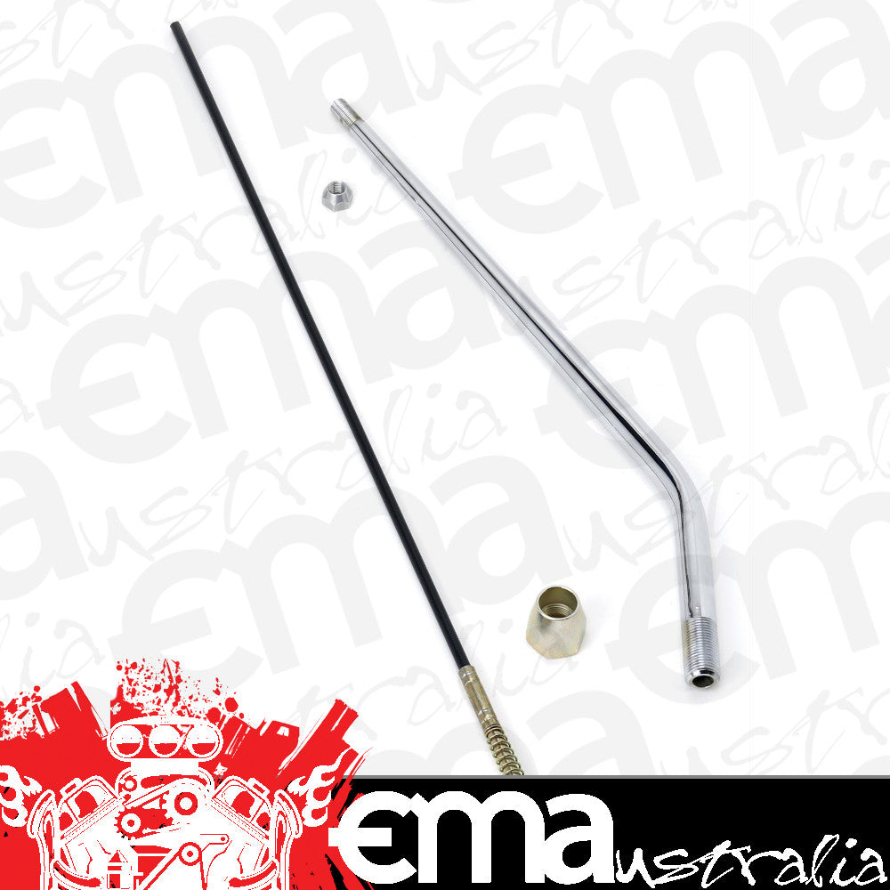 Lokar LK-S-68149 10" Replacement Ats Shifter Stick & Inner Rod Chromed