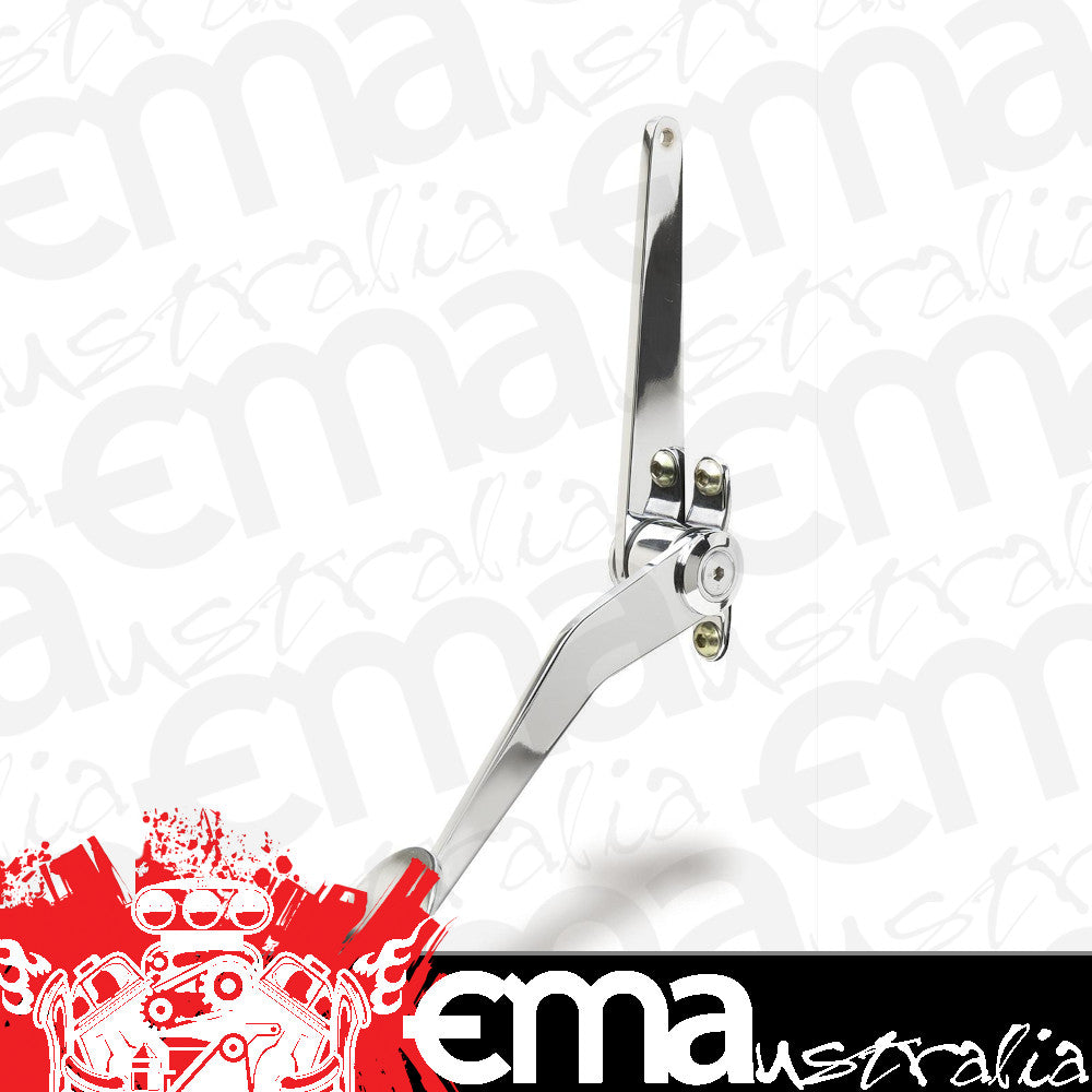 Lokar LK-SPO-6070 Steel Spoon Accelarator Pedal Assembly Fire Wall Mount Chrome