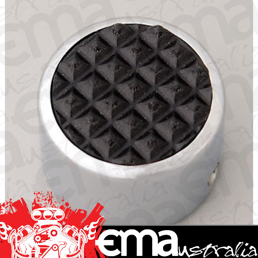 Lokar | LK-SPO-6072 | Round Chrome Steel Dimmer Switch Cover W/ Rubber Insert