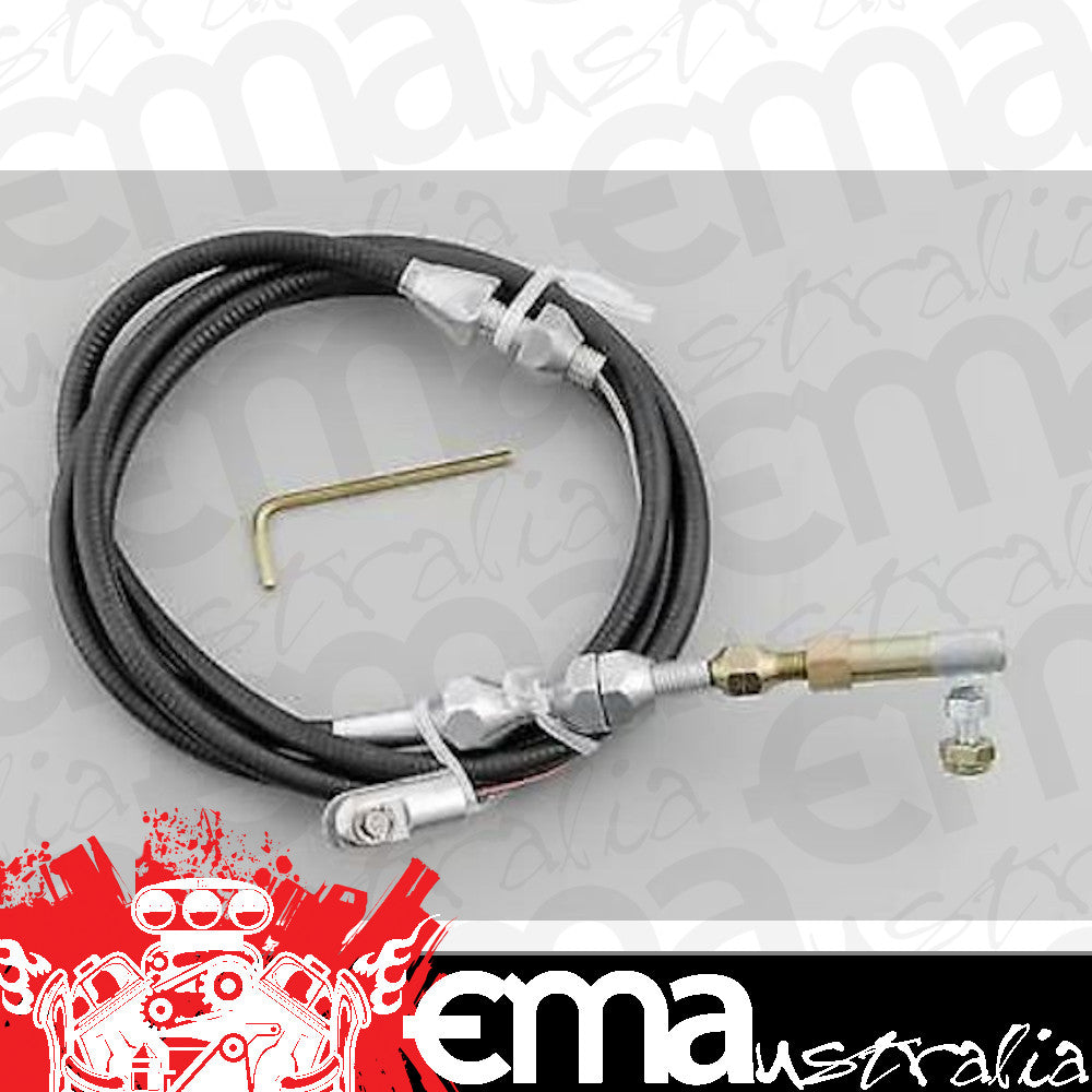 Lokar LK-TC-1000U48 Universal 48" Long Throttle Cable Kit Black