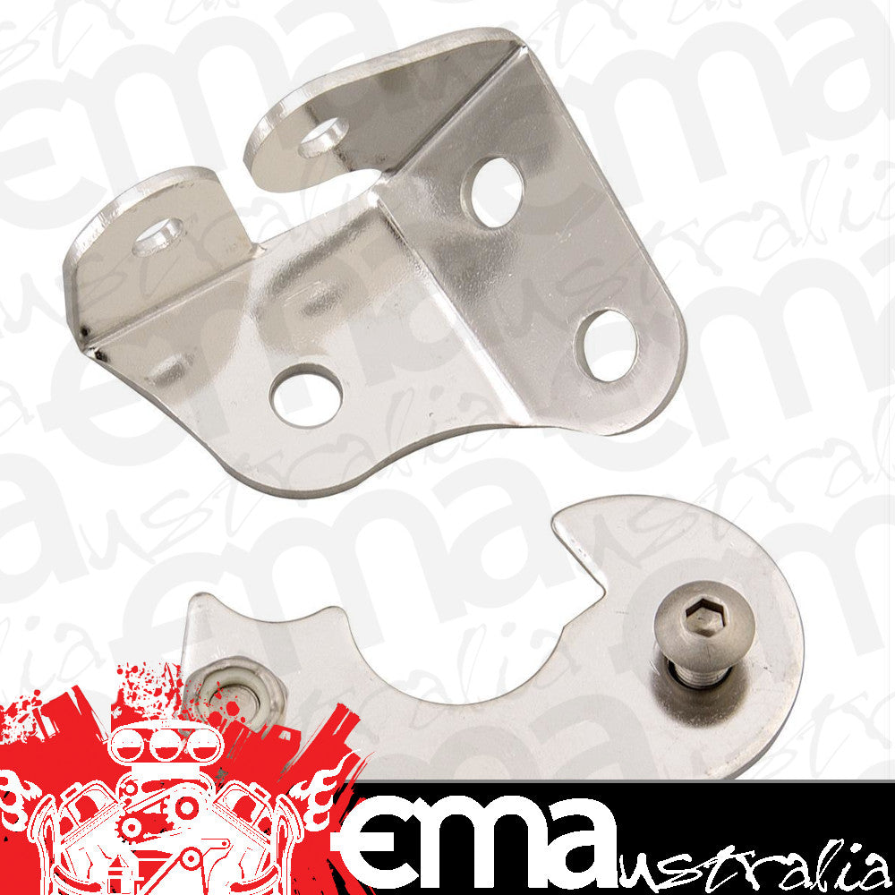 Lokar LK-TCB-40RJ Stainless Steel Ramjet Accelerator Cable Brackets Suit Chev Sb