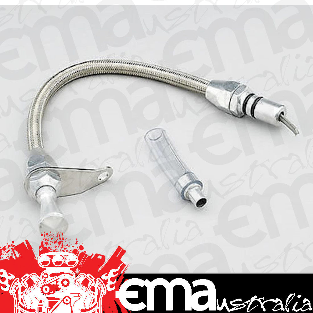 Lokar LK-TD-30PGTM Flexible Braided Transmission Dipstick Powerglide Trans Mount Lk Td-30Pgtm
