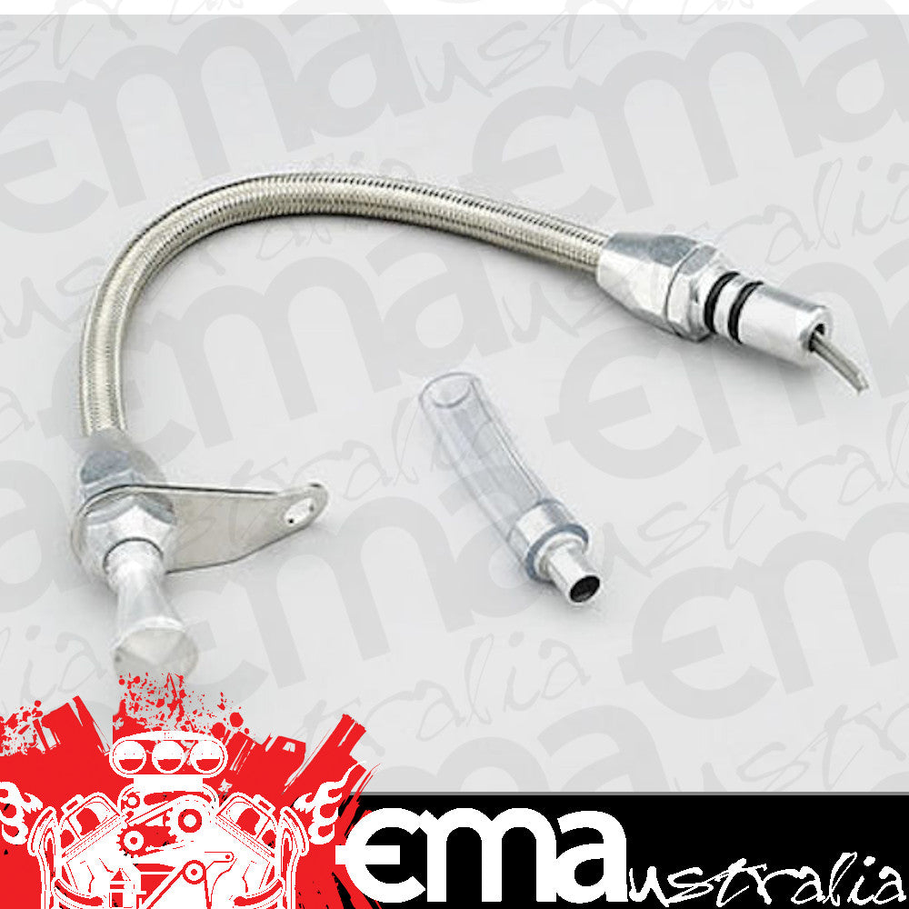 Lokar LK-TD-3700TM Hi-Tech Flexible Braided 700-R4 Transmission Mount Dipstick