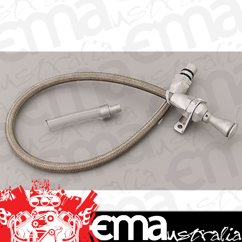 Lokar LK-TD-3904FM Braided Torqueflite Transmission Dipstick Firewall Mount Lk Td-3904Fm