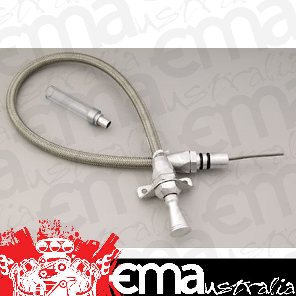 Lokar LK-TD-3FMXFM Flexible Braided Fmx Transmission Dipstick Firewall Mount