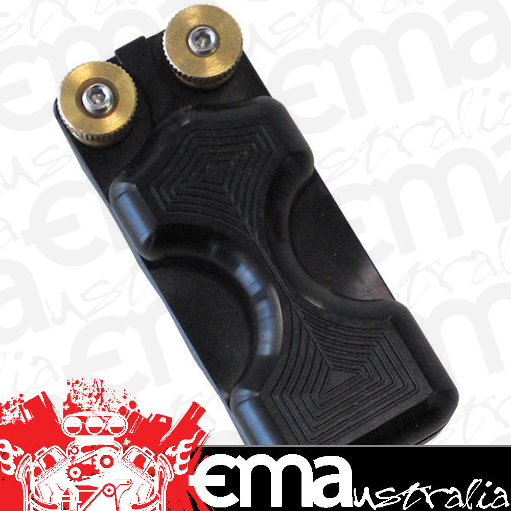 LSM LSM-FH200BK Racing Aluminium Dual Feeler Gauge Holder Black 3/16" Pivot