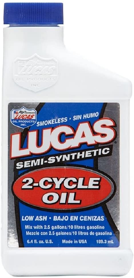 Lucas Oils LUS-10059 Semi-Synthetic 2-Cycle Oil 21 6.4 Ounce