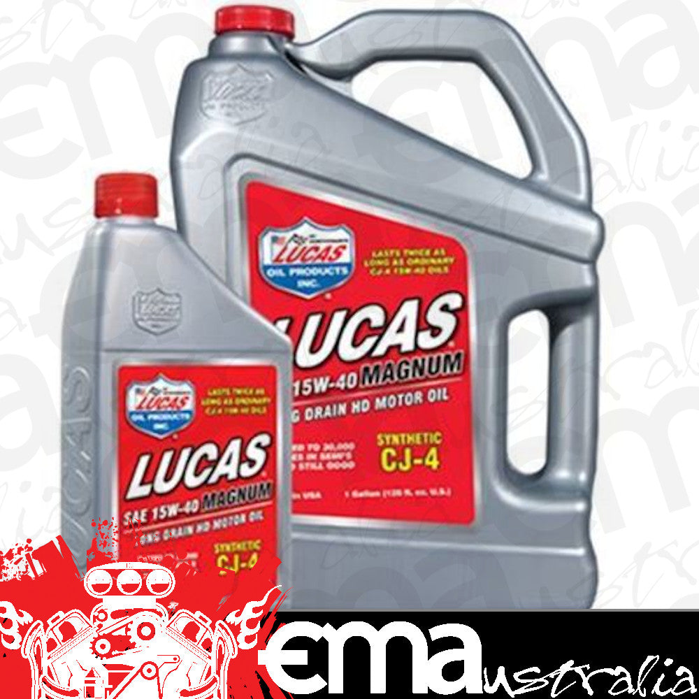 Lucas Oils LUS-10319 Synthetic SAE 15W-40 CJ-4 Truck Oil 55 Gallon Drum