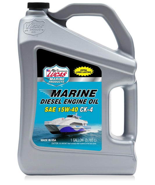 Lucas Oils LUS-10991 Marine SAE 15W-40 CJ-4 Oil 1 Gallon