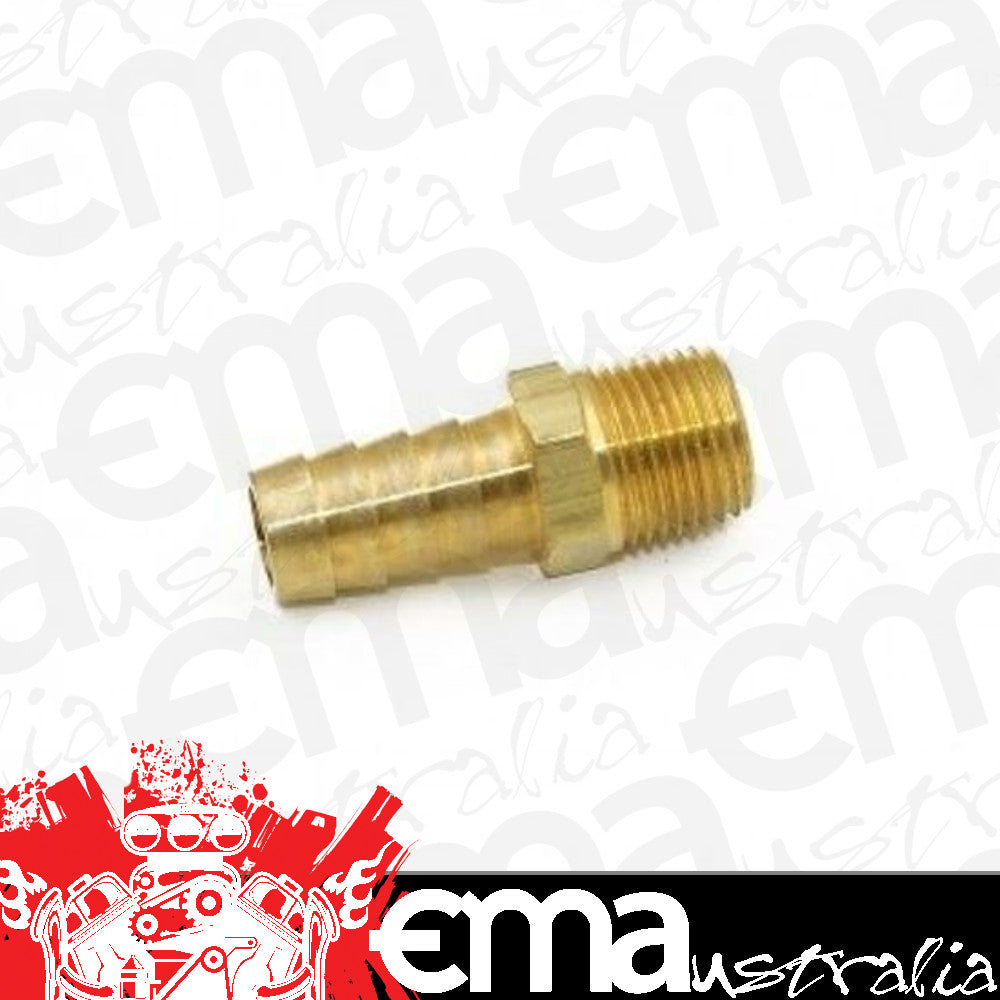 Mallory Ignition MA3131 Mallory Brass Hose Fitting 3/8" Npt To 1/2" Hose Barb