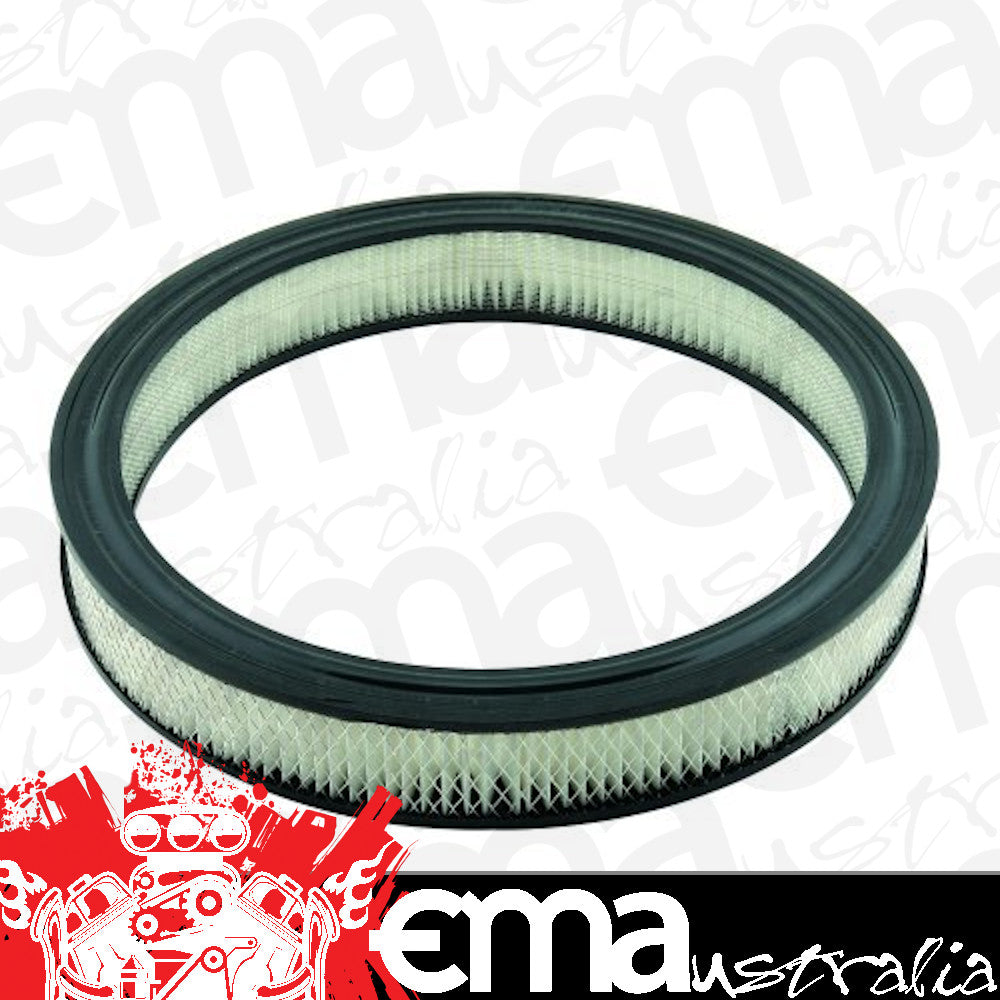 Mr Gasket MG1480A Round Replacement Paper Air Filter Element 14" X 2" Dia