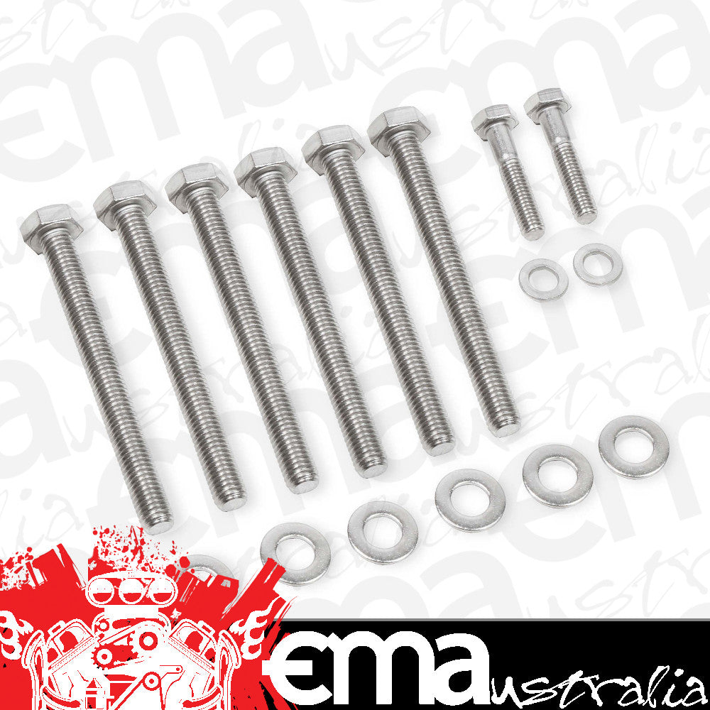 Mr Gasket MG60930G Gm Ls Water Pump Bolt Set Stainless Steel Allen Key Head