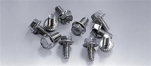 Milodon MIL85260 Zinc Plated Hex Timing Cover Bolts Chev Small & Big Block
