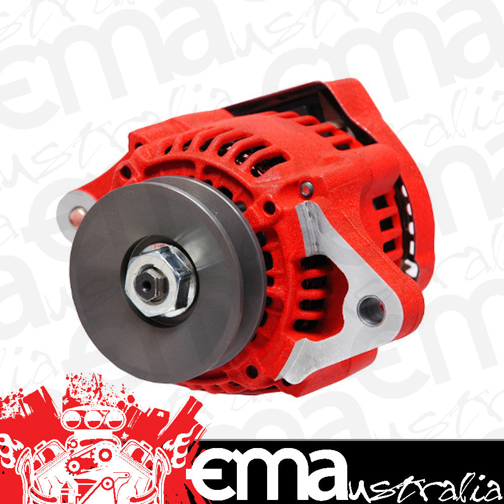 MSD Ignition MSD5375 Dynaforce Race Alternator (1 Wire Hook-Up 50 Amp Red Finish)