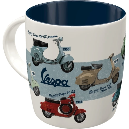 Nostalgic-Art 5143052 Mug Vespa Model Chart