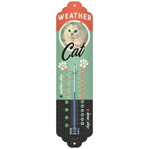 Nostalgic-Art 5180319 Thermometer Weather Cat