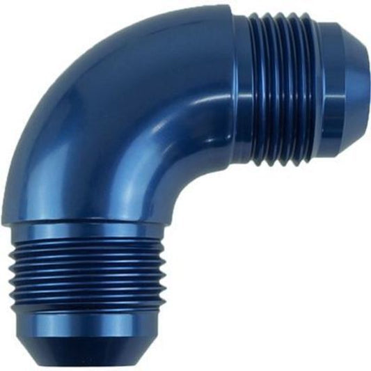 Proflow PFE521-06 90 Degree Union Flare Adaptor Fitting -06AN Blue