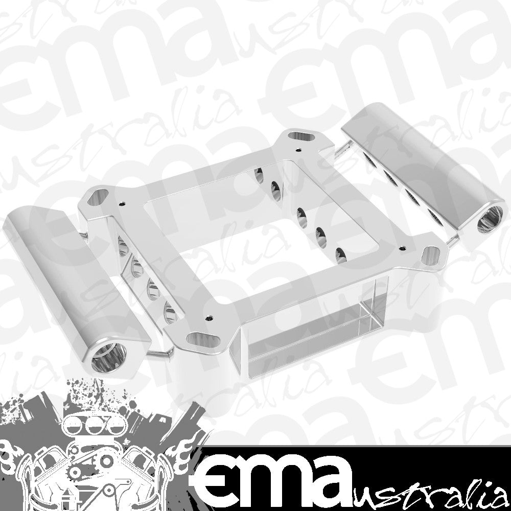 PROFLOW PFETBP4150P EFI CONVERSION FUEL INJECTION PLATE WITH FUEL RAILS POLISHED