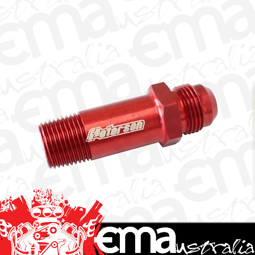 Peterson PFS15-1061 Oil Inlet Fitting -10 AN x 1/2 NPT x 3" aluminium