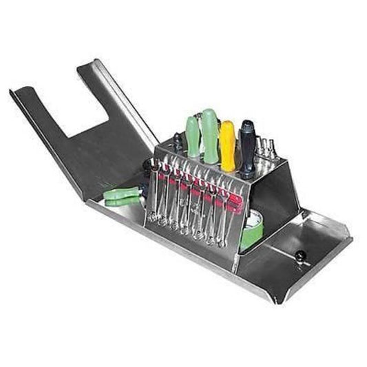 Pit Pal PIT-165 Pit-Pal Deluxe Kart Alloy Work Top Inc. Tool Rack & 10" Magnetic Strip