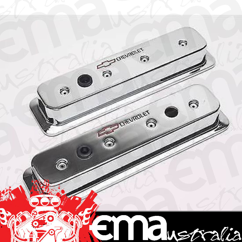 Proform PR141132 Chrome Alloy Rocker Covers Chev Vortec C/Bolt